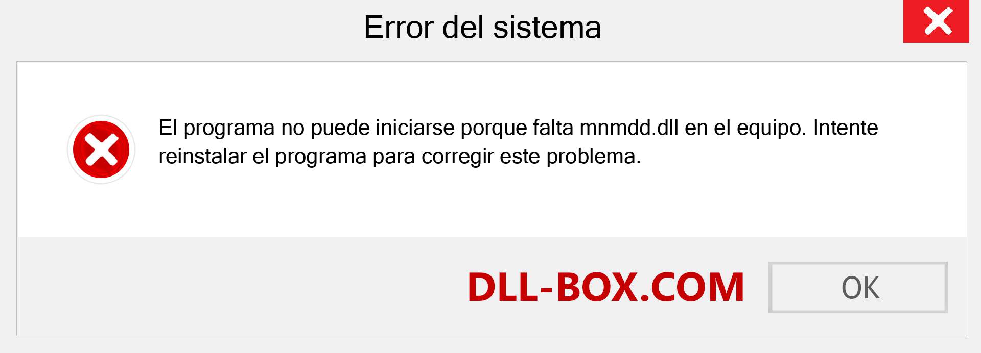 ¿Falta el archivo mnmdd.dll ?. Descargar para Windows 7, 8, 10 - Corregir mnmdd dll Missing Error en Windows, fotos, imágenes