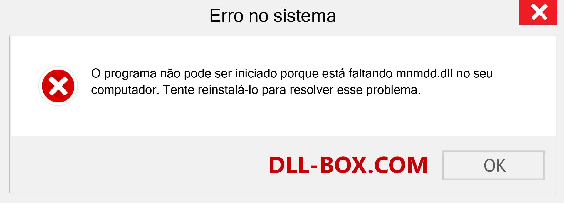 Arquivo mnmdd.dll ausente ?. Download para Windows 7, 8, 10 - Correção de erro ausente mnmdd dll no Windows, fotos, imagens